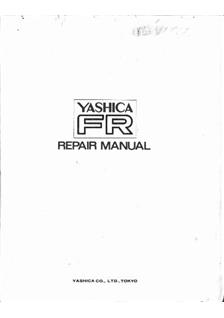 Yashica FR manual. Camera Instructions.